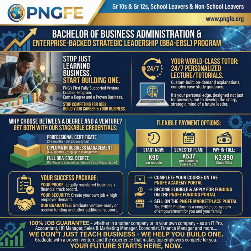 Bachelor of Business Administration & Enterprise-Backed Strategic Leadership